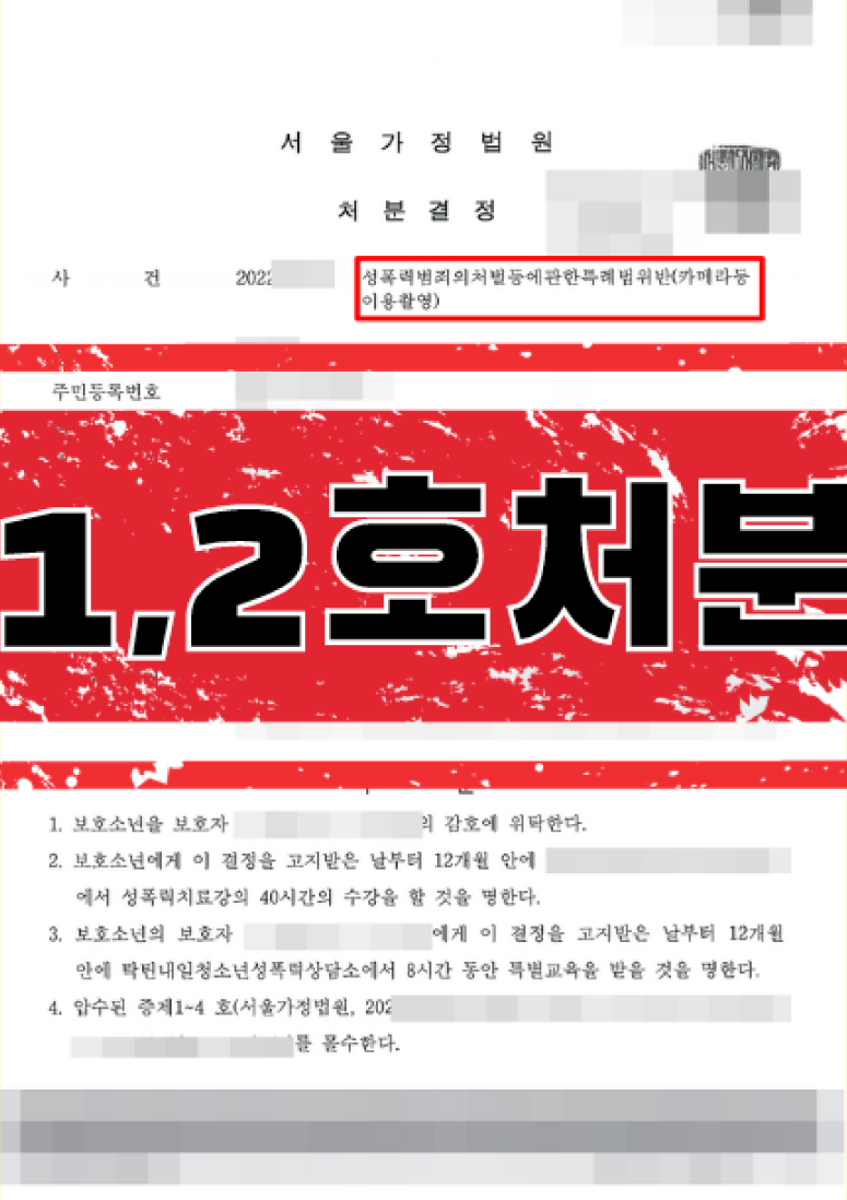 성폭력범죄의처벌등에관한특례법위반(카메라등이용촬영)